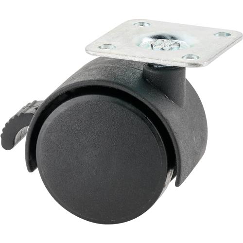 Image for Steelex D2632 - 1-1/2" Nylon Swivel Caster w/ Brake