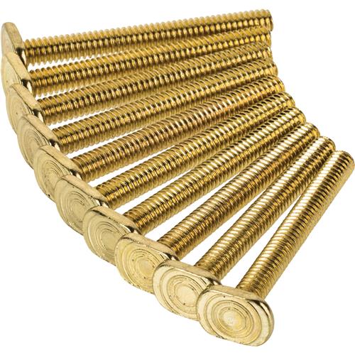 Image for Steelex D4842 - 2-1/4" Brass Plated T-Slot Bolts, 10 pk.