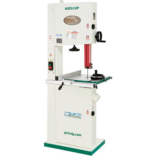 Image for Grizzly G0513P - 17" 2 HP Bandsaw, Polar Bear Series®