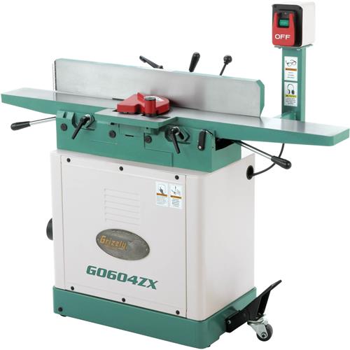Image for Grizzly G0604ZX - 6" Jointer 1-1/2 HP w/ Spiral Cutterhead