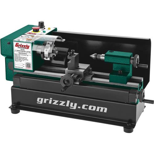Image for Grizzly G0745 - 4" x 6" Variable-Speed Benchtop Metal Lathe