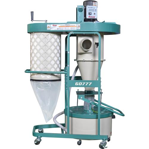 Image for Grizzly G0777 - 1-1/2 HP Ultra-Quiet Cyclone Dust Collector