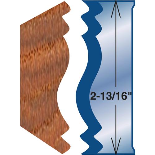 Image for Grizzly G4535 - Moulding Knife - Crown Mould