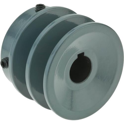 Image for Grizzly G6263 - Double V-Groove Pulley - 2" Pitch Dia., 5/8" Bore