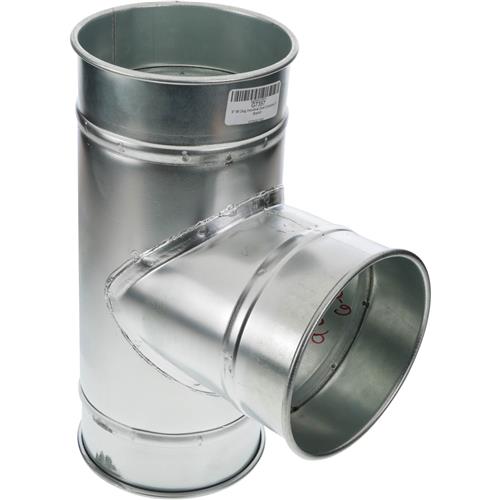Image for US Duct G7357 - 6" 90 Deg Industrial Dust Collection T-Branch