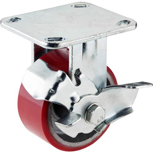 Image for Grizzly G8168 - 4" Heavy-Duty Fixed Caster w/ Brake