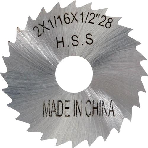Image for Grizzly G9466 - HSS Slitting Saws - 2" x 1/16" x 1/2" 28T