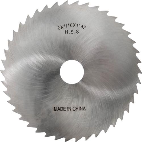 Image for Grizzly G9502 - HSS Slitting Saws - 6" x 1/16" x 1" 42T