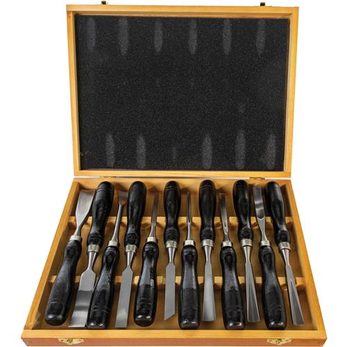 Image for Grizzly H7923 - 12-Pc. Carving Chisel Set