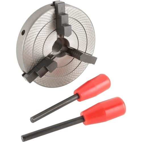 Image for Grizzly H8039 - 5" 3-Jaw Wood Chuck - 1" x 12 TPI