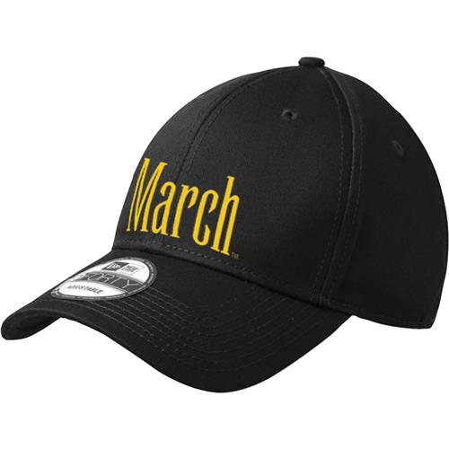 Image for March Optics MAR2032 - March Hat - Black with Gold Logo
