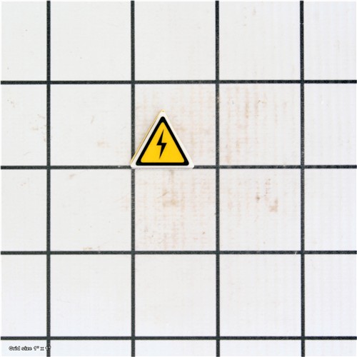 Image for Grizzly PLABEL-14A - ELECTRICITY 0.7W X 0.6H