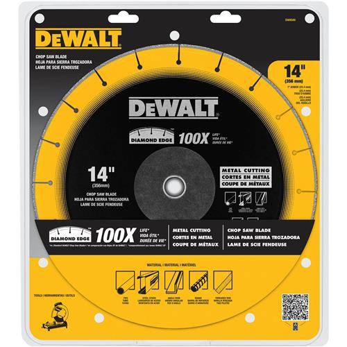 Image for DeWalt T22429 - 14" x 7/64" x 1" Diamond Chop Saw Blade