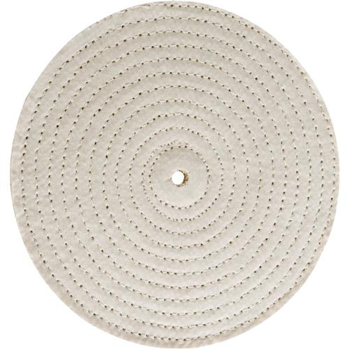 Image for Grizzly T26492 - 10" x 1/2" AH 3/8 Thick Spiral Sewn Laminated Sisal Buffing Wheel