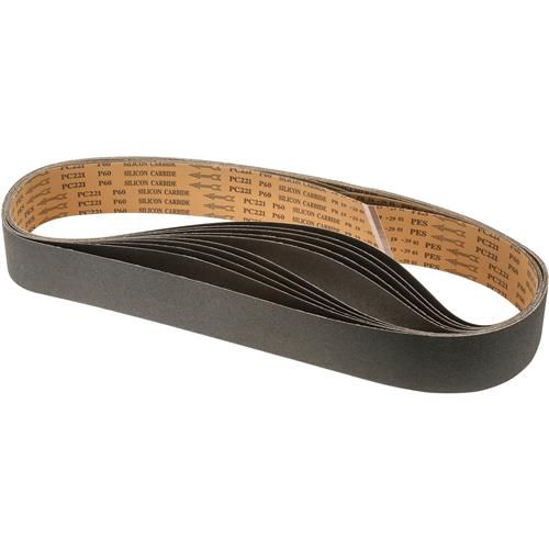 Image for Grizzly T26604 - 4" x 79" S/C Sanding Belt 60 Grit, 10 pk.
