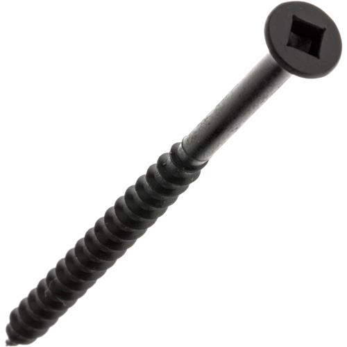 Image for Minerallac T28863 - #8 x 3" #2 Bit Black Square Drive Deep Thread Flat Head Particle Board Screw, 100 pc.