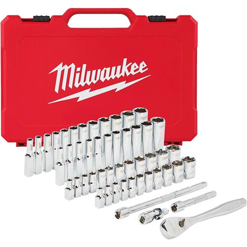 Image for Milwaukee T31020 - 1/4" Drive 50pc Ratchet & Socket Set - SAE & Metric