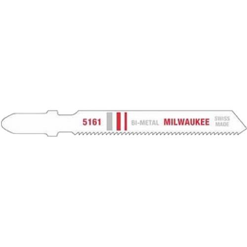 Image for Milwaukee T31334 - 4" 8 TPI T-Shank Bi-Metal Cutting Jigsaw Blade, 5 pk.
