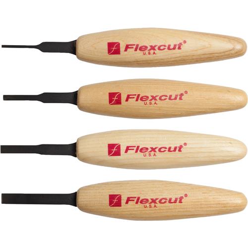 Image for Flexcut T32683 - 4 Pc. Chisel Micro Tool Set