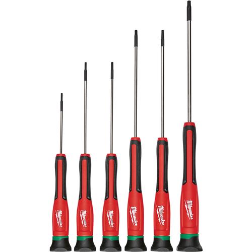 Image for Milwaukee T33402 - TORX Precision Screwdriver Set w/ Case - 6 pc.