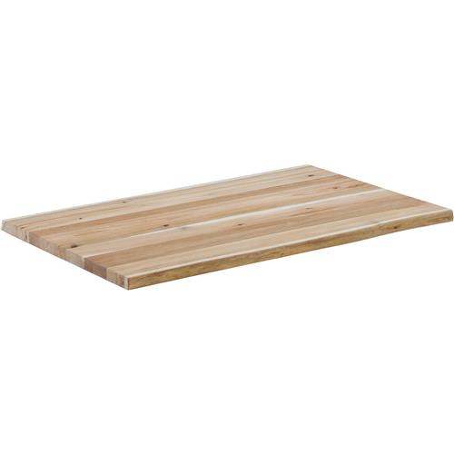Image for Grizzly T33895 - 1.5" Acacia Wood Butcher Block - Live-Edge/Unfinished, 24" W x 36" D