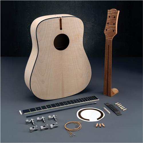 Image for Grizzly T33953 - Fiddleback Maple Acoustic Guitar Kit