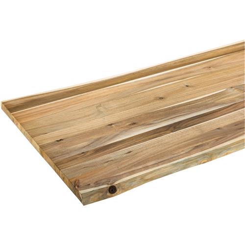 Image for Grizzly T34233 - Acacia Butcher Block Live Edge - Unfinished 1-1/2" x 30" x 48"