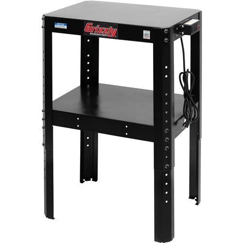 Image for Grizzly T34245 - 24" x 24" Benchtop Machine Stand w/ Power Outlets