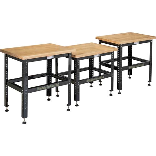 Image for Grizzly T34445 - 3-Pc. Miter Saw Workstation with Butcher Block Top