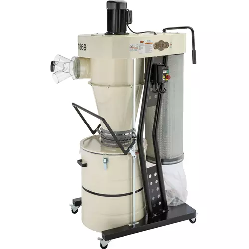 Shop Fox W1869 - 3 HP Portable Cyclone Dust Collector